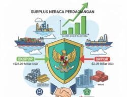 Neraca Dagang RI Cetak Hat-trick Surplus: Ekspor Nonmigas Jadi Motor Utama