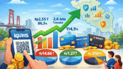 Transaksi Non Tunai di Sumatera Selatan Meningkat Tajam, QRIS Tumbuh Signifikan Awal 2026