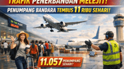 Trafik Penerbangan Melejit! Penumpang Bandara Tembus 11 Ribu dalam Sehari