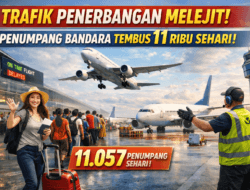 Trafik Penerbangan Melejit! Penumpang Bandara Tembus 11 Ribu dalam Sehari