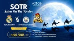 Aston Palembang Hadirkan “Sahur On The Rivalry”, Nobar Real Madrid vs Manchester City Saat Sahur Ramadan