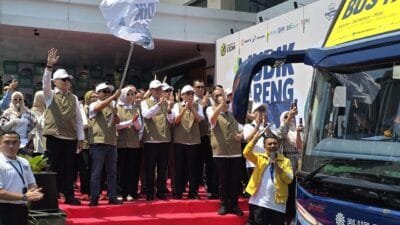 Berangkatkan 1.496 Peserta, KESDM Bersama PLN dan BUMN Energi Fasilitasi Mudik Gratis ke 20 Rute Tujuan