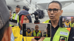 439 Jemaah Haji Kloter Pertama Sumsel Diberangkatkan dari Bandara SMB II Palembang