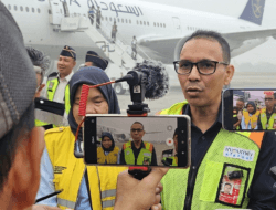 439 Jemaah Haji Kloter Pertama Sumsel Diberangkatkan dari Bandara SMB II Palembang