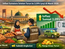 Ramadan–Idulfitri 1447 H: Inflasi Sumatera Selatan Terkendali di Level 3,09%