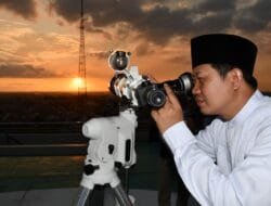Kabag TU Selaku Plh. Kakanwil Kemenag Sumsel Pimpin Rukyatul Hilal Awal Zulhijjah 1447 H di Palembang