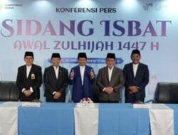 Kemenag RI Menetapkan 1 Zulhijjah 1447 H Jatuh pada 18 Mei 2026, Iduladha 27 Mei