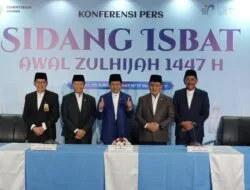 Kemenag RI Menetapkan 1 Zulhijjah 1447 H Jatuh pada 18 Mei 2026, Iduladha 27 Mei