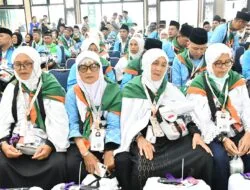 Fase Gelombang Kedua Dimulai, 445 Jemaah Haji Kloter 11 Masuk Asrama Haji Sumsel