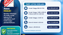 Tidak Ada Kenaikan Tarif Listrik, PLN Imbau Masyarakat Waspada Hoaks