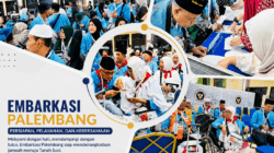 Kloter 9 Masuk Asrama Haji, Kakanwil Kemenhaj Sumsel Ingatkan Jemaah Jaga Stamina Jelang Armuzna