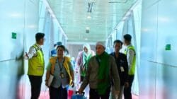 Kloter 7 Jemaah Haji Antara Bangka Belitung Tiba di Palembang, Debarkasi PLM Pastikan Layanan Berjalan Lancar