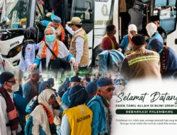 Debarkasi Palembang Pulangkan 2.213 Jemaah Haji, Kloter 5 Tiba Lancar di Bumi Sriwijaya