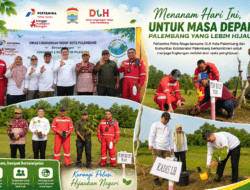 Peringati Hari Lingkungan Hidup Sedunia, Kilang Plaju dan Pemkot Palembang Tanam Pohon di RTH Pagardewa