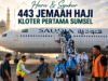 Haru dan Syukur Warnai Kepulangan 443 Jamaah Haji Kloter Pertama Sumsel di Bandara SMB II