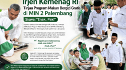 Irjen Kemenag RI Tinjau Program Makan Bergizi Gratis di MIN 2 Palembang