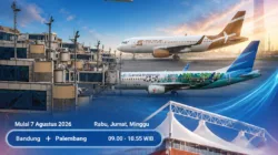 Wings Air Buka Rute Langsung Bandung–Palembang Mulai 7 Agustus 2026, Perkuat Konektivitas Sumsel
