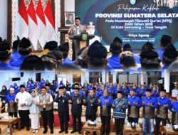 Incar Posisi 4 Besar Nasional, 95 Anggota Kafilah MTQ Sumsel Resmi Dilepas ke Semarang