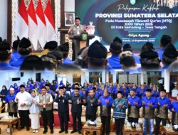Incar Posisi 4 Besar Nasional, 95 Anggota Kafilah MTQ Sumsel Resmi Dilepas ke Semarang