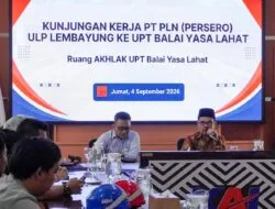 Hari Pelanggan Nasional, PLN UP3 Lahat Sambangi PT KAI (Persero) Balai Yasa dan RS Bunda As Salam