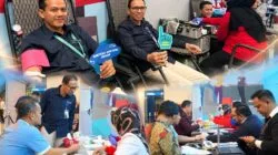 Blood Donor Day di Bandara SMB II Palembang, Puluhan Pekerja dan Penumpang Ikut Donor