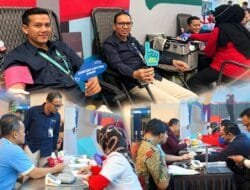 Blood Donor Day di Bandara SMB II Palembang, Puluhan Pekerja dan Penumpang Ikut Donor