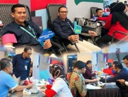 Blood Donor Day di Bandara SMB II Palembang, Puluhan Pekerja dan Penumpang Ikut Donor
