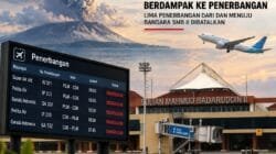 Erupsi Anak Gunung Krakatau Berdampak ke Palembang, Lima Penerbangan di Bandara SMB II Batal