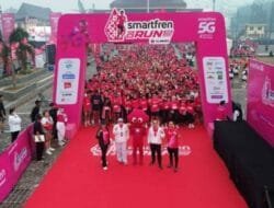 1.000 Peserta Ramaikan Smartfren Fun Run 5G di Palembang