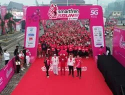 1.000 Peserta Ramaikan Smartfren Fun Run 5G di Palembang