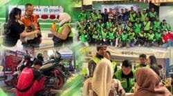 Yamaha Thamrin Bagi Ganti Oli Gratis dan Potongan DP Bagi Ratusan Mitra Gojek Palembang
