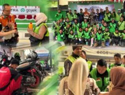 Yamaha Thamrin Bagi Ganti Oli Gratis dan Potongan DP Bagi Ratusan Mitra Gojek Palembang