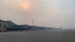 Kabut Ganggu Penerbangan di SMB II, Satu Pesawat Kembali ke Jakarta dan Satu Dialihkan ke Pekanbaru
