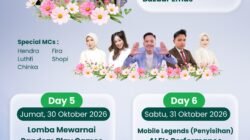 Tring! Gold Festival Hadir di Palembang, Ghea Indrawari Meriahkan Puncak Acara 1 November 2026