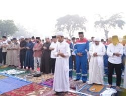 Kemarau Panjang dan Kabut Asap, Kilang Plaju Gelar Sholat Istisqa