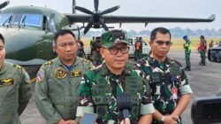 TNI AU Sebar 4,8 Ton Dry Ice untuk Urai Kabut Asap di Palembang